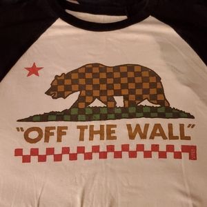 Vans Off the wall baseball t-shirt